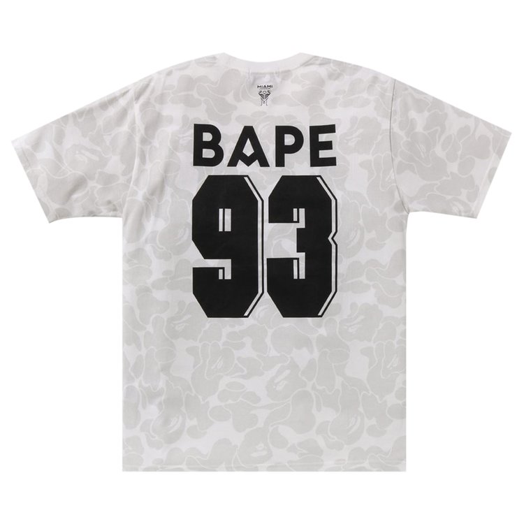 BAPE x Inter Miami CF Camo Tee White