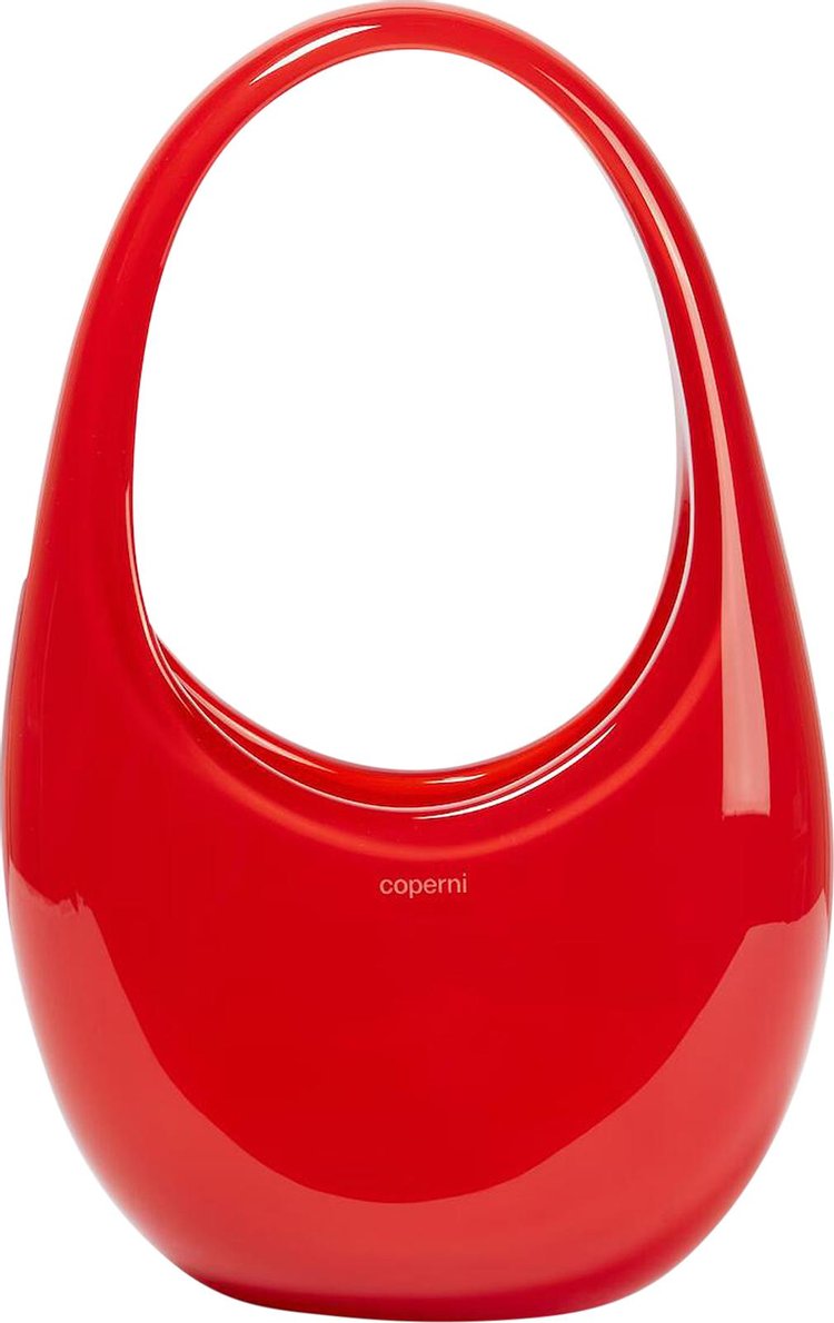 Coperni Glass Mini Swipe Top Handle Bag 'Red'