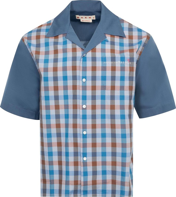 Marni Short-Sleeve Shirt 'Blue/Multicolor'