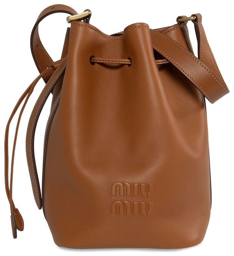 Miu Miu Softy Handbag Brown