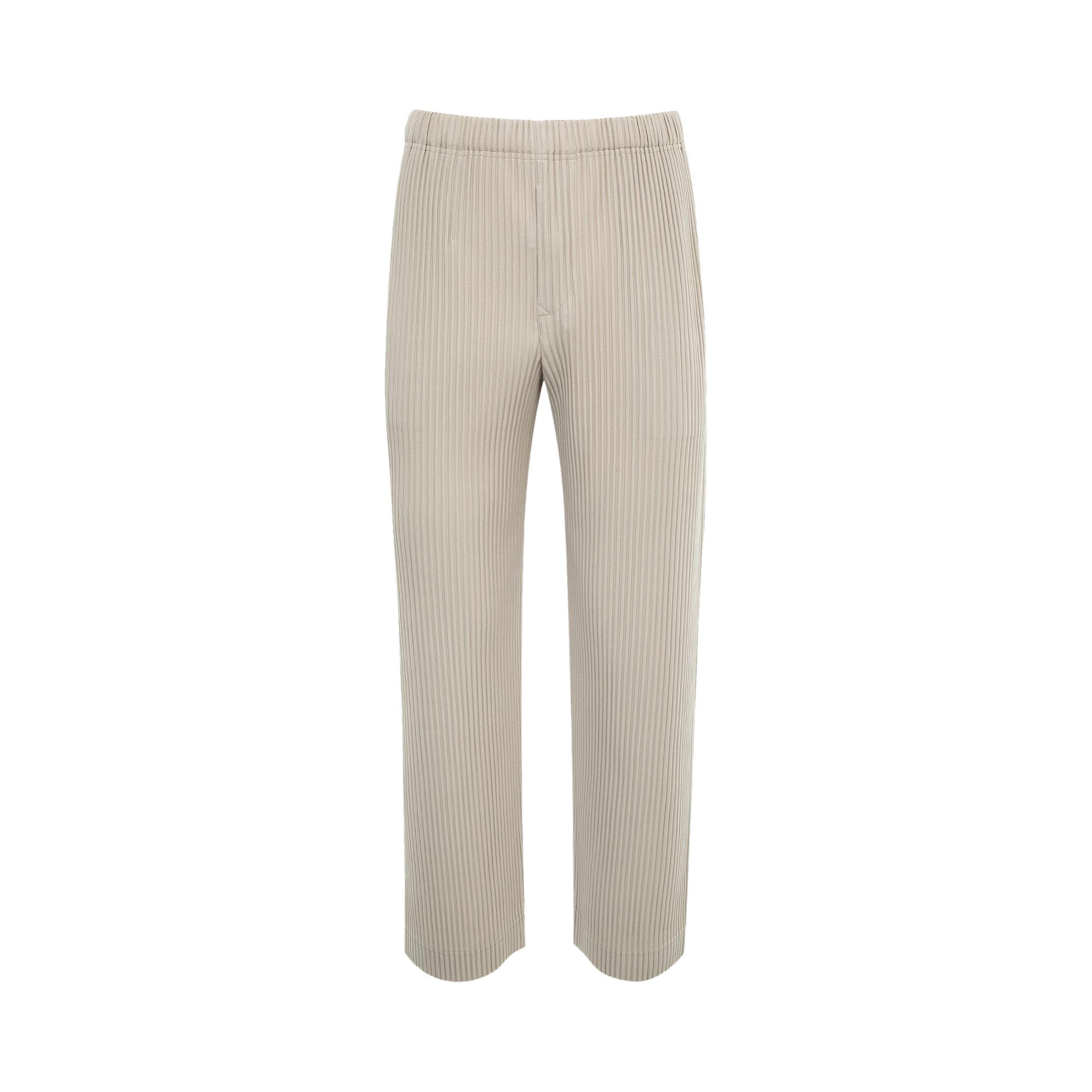 HOMME PLISSÉ ISSEY MIYAKE MC MARCH スラックス Buy Homme Plissé Issey Miyake MC March Pants 'Linen Beige