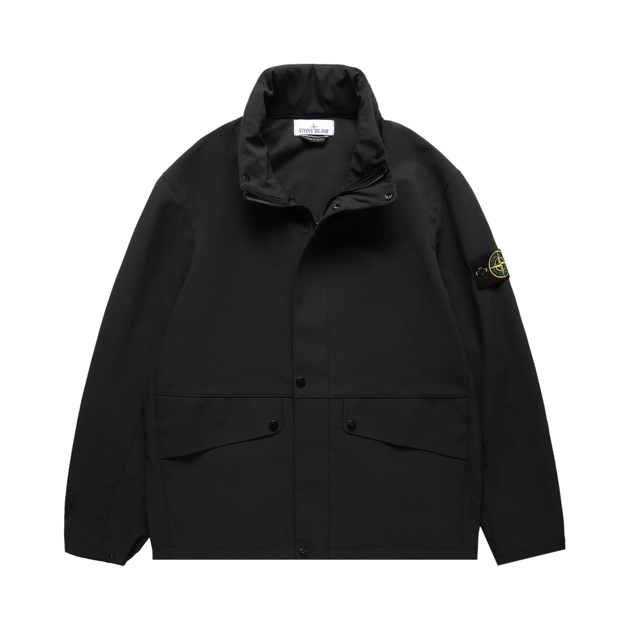 初売り旅行 Jacket Hood Concealable Island Stone Buy 'Black' 801540327 - トップス