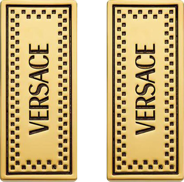 Versace Metal Earrings 'Versace Gold/Black'