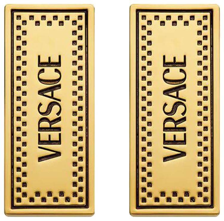 Versace Metal Earrings Versace GoldBlack