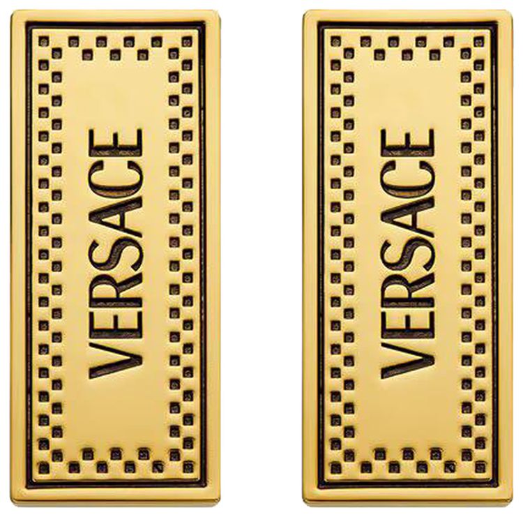 Versace Metal Earrings 'Versace Gold/Black'