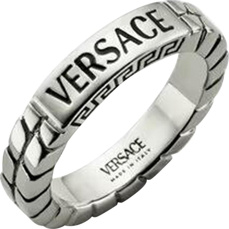 Versace Metal Ring Palladium