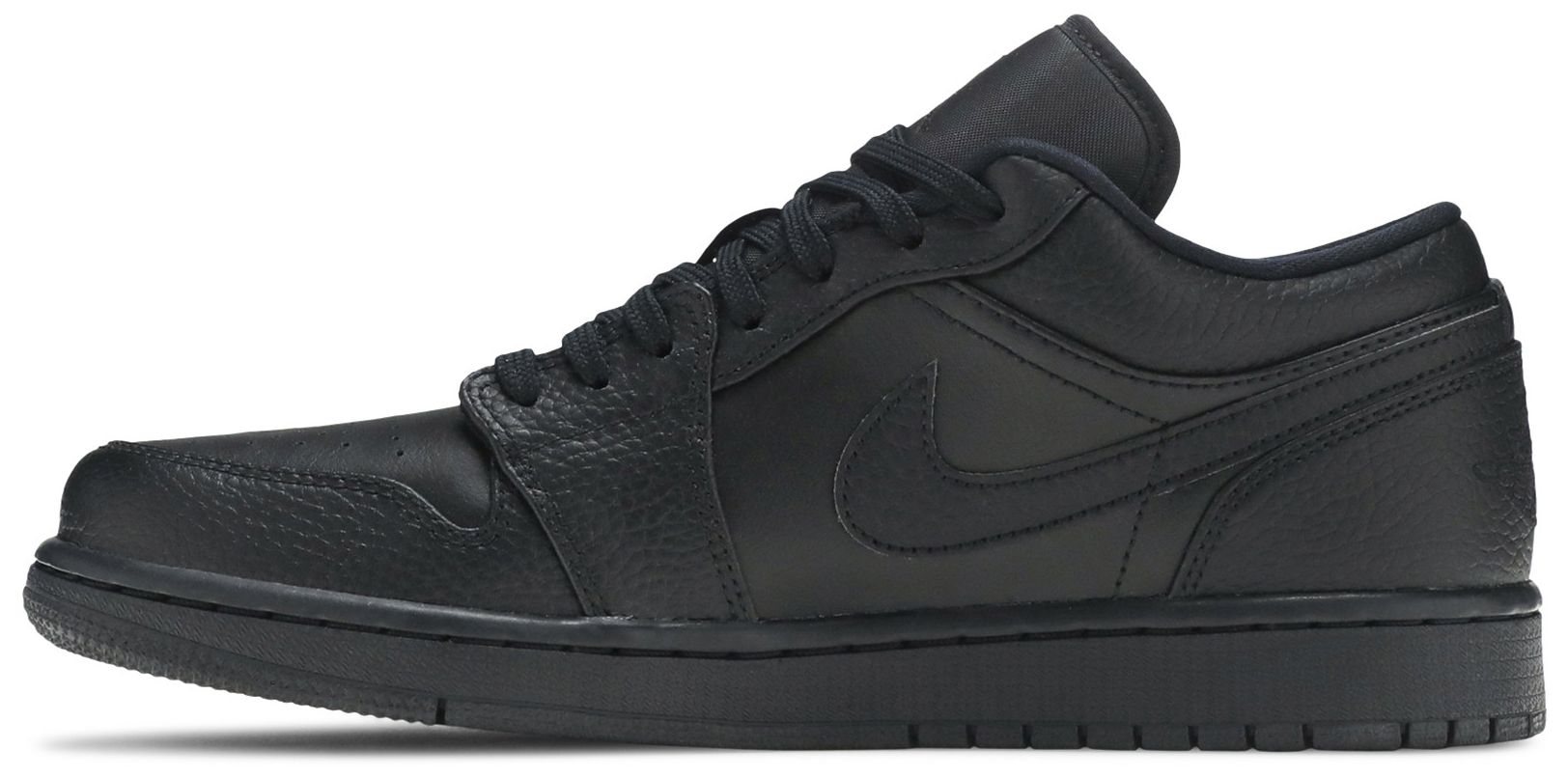 triple black air jordan 1 low
