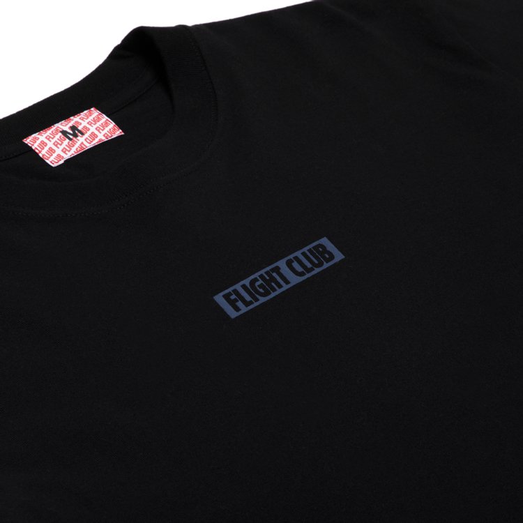 Flight Club Slant Logo Tee BlackNavy