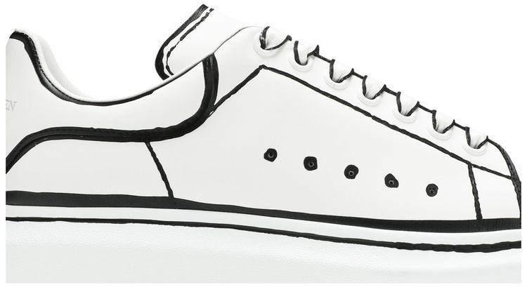 Alexander McQueen Oversized Sneaker White Black