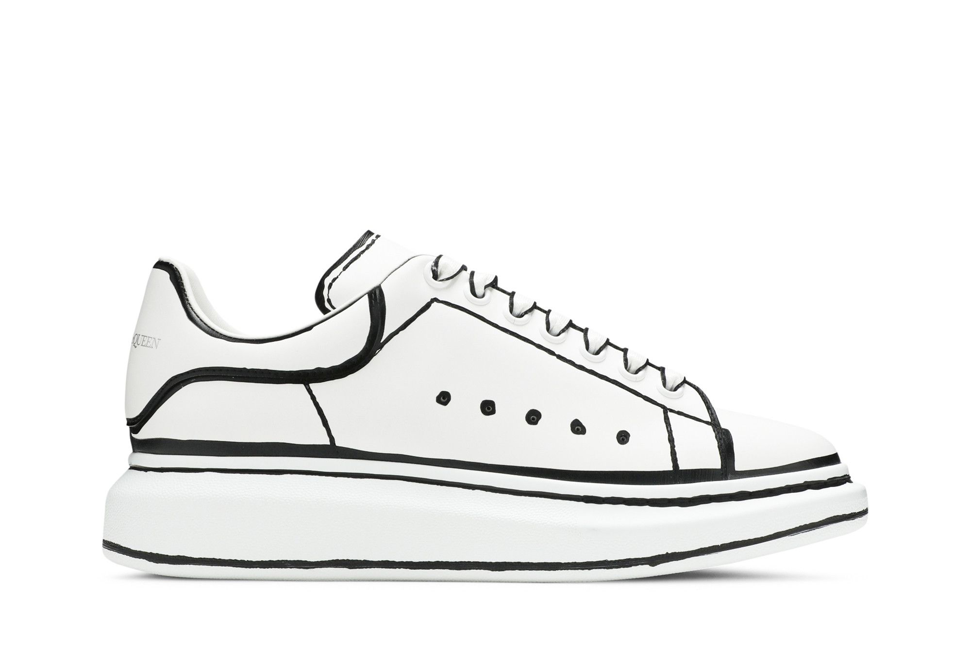 Buy Alexander McQueen Oversized Sneaker 'White Black