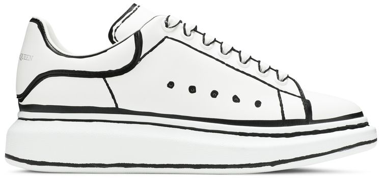 Alexander McQueen Oversized Sneaker White Black