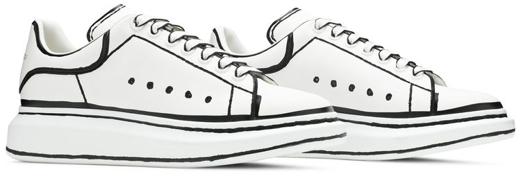Alexander McQueen Oversized Sneaker White Black