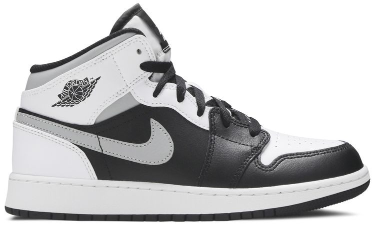 Air Jordan 1 Mid GS White Shadow