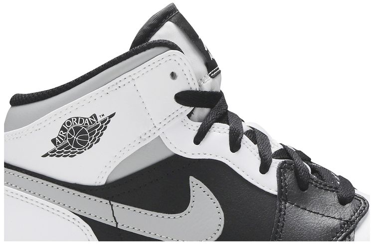 Air Jordan 1 Mid GS White Shadow