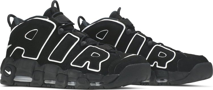 Air More Uptempo Black White 2020