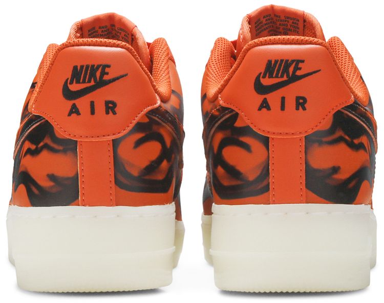 Air Force 1 Low Orange Skeleton