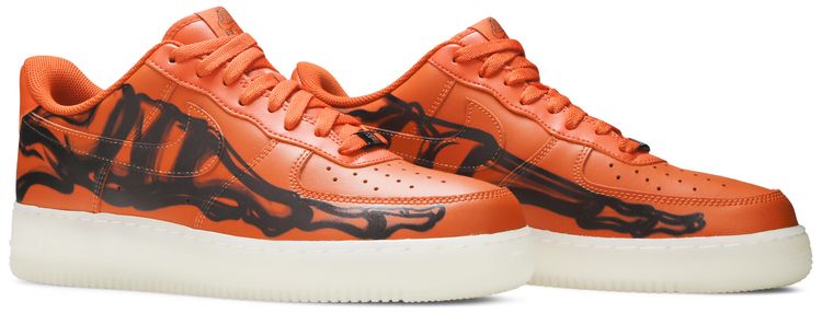 Air Force 1 Low Orange Skeleton
