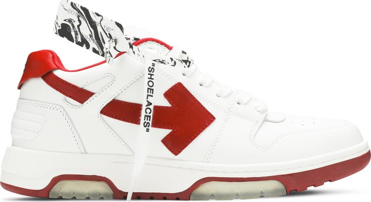 Off-White Out of Office 'White Red'