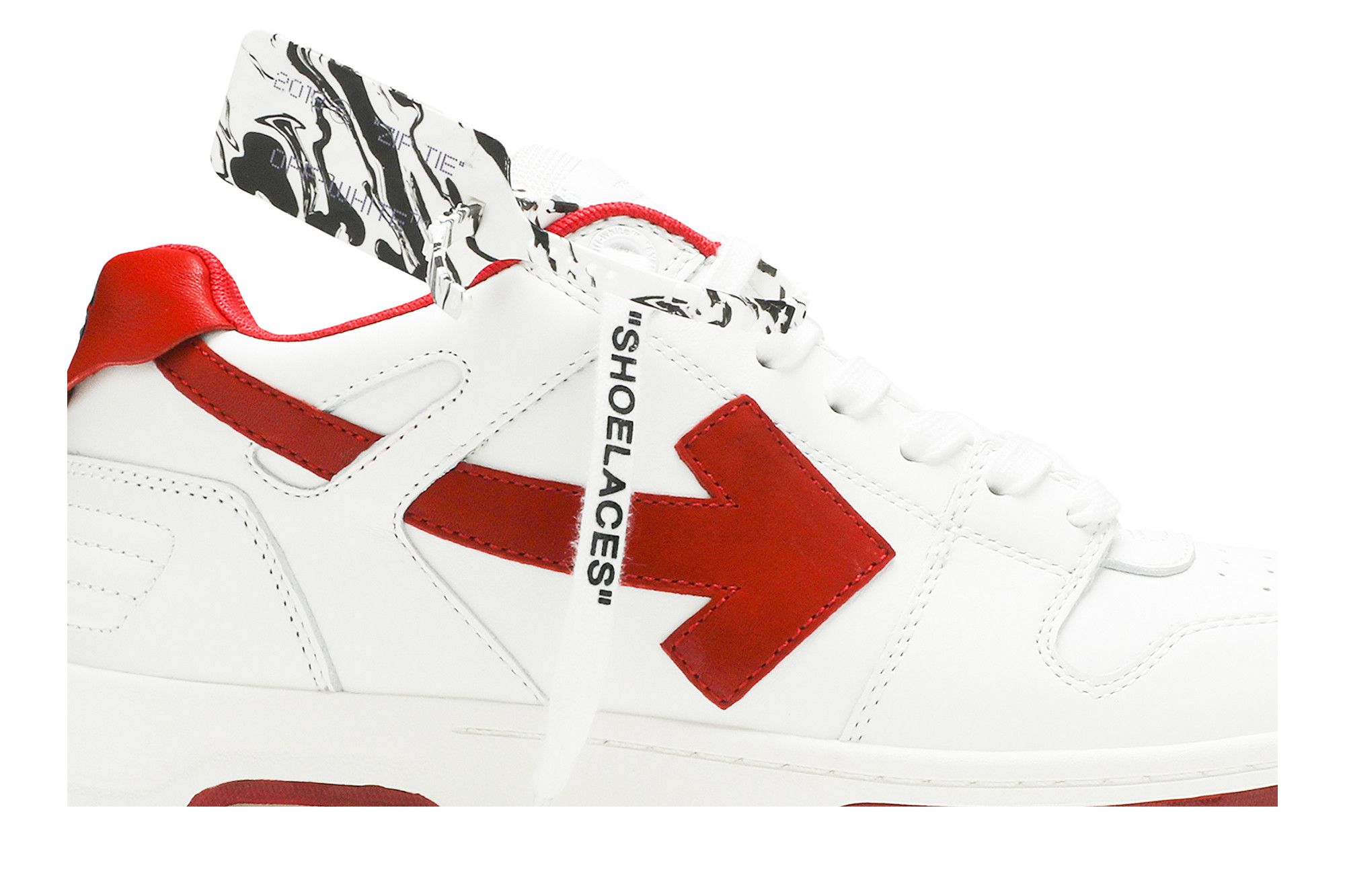 Buy Off White Out of Office White Red OMIA189F20LEA001 0125 GOAT UK