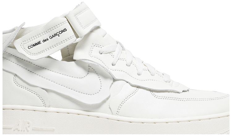 Comme des Garcons x Air Force 1 Mid Triple White