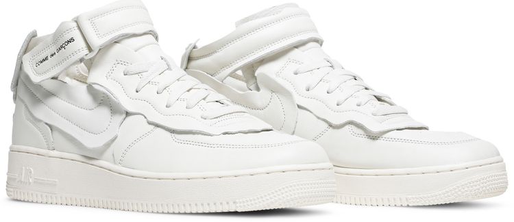 Comme des Garcons x Air Force 1 Mid Triple White