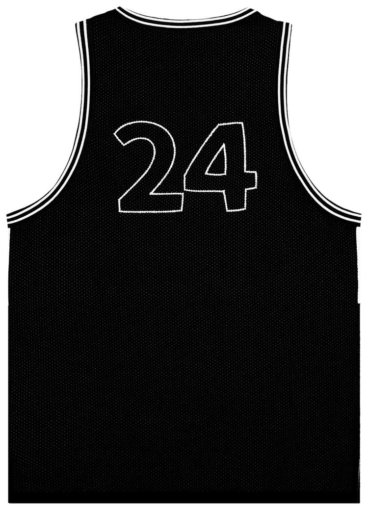 Aime Leon Dore Knit Basketball Jersey Black