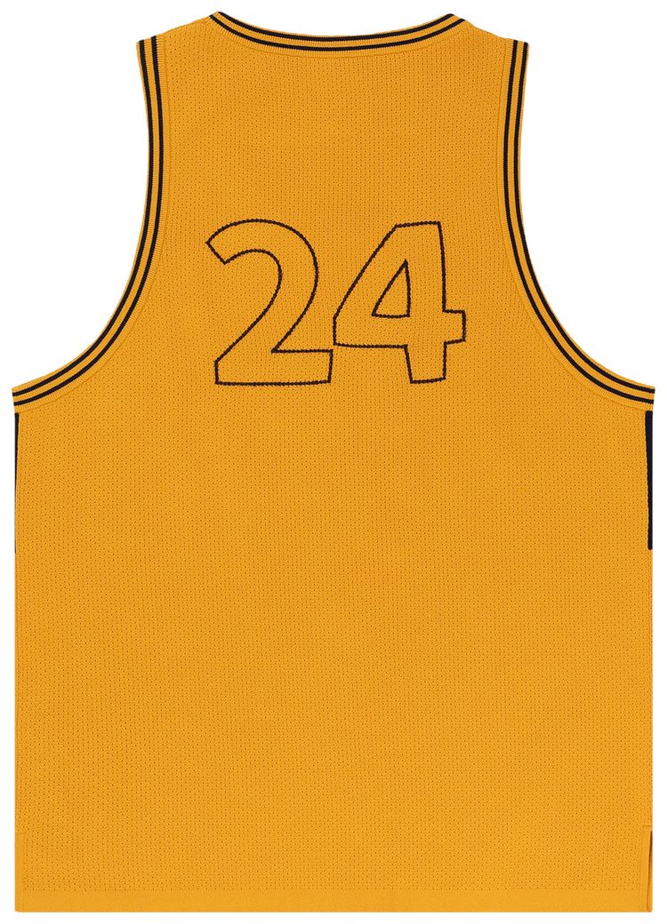 Buy Aimé Leon Dore Knit Basketball Jersey #39 Yellow #39 SS24KS020 YELL GOAT