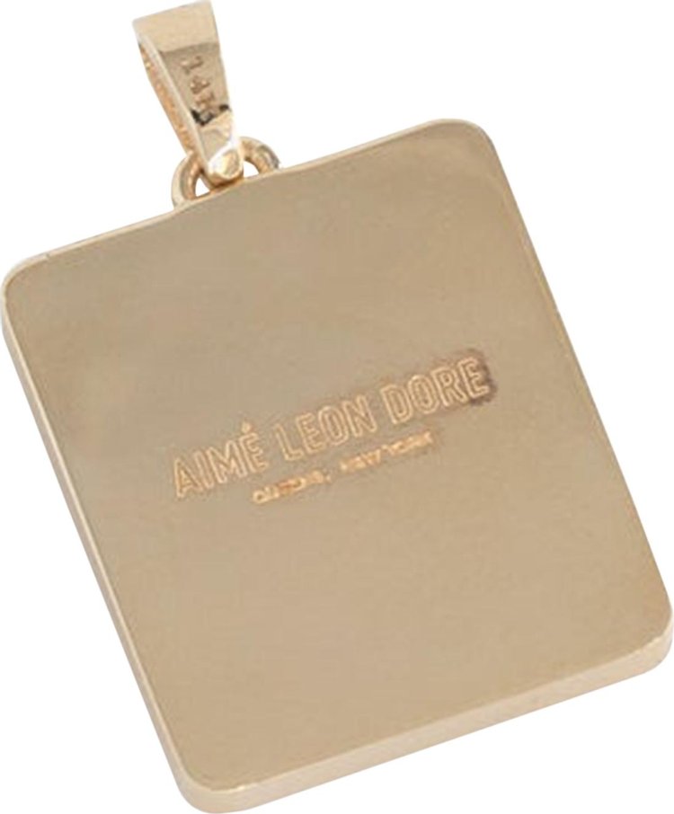 Aime Leon Dore Sappho Poet Pendant Gold