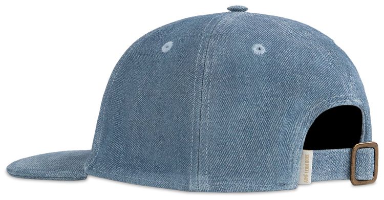 Aime Leon Dore Denim Printed Leather Hat Light Wash