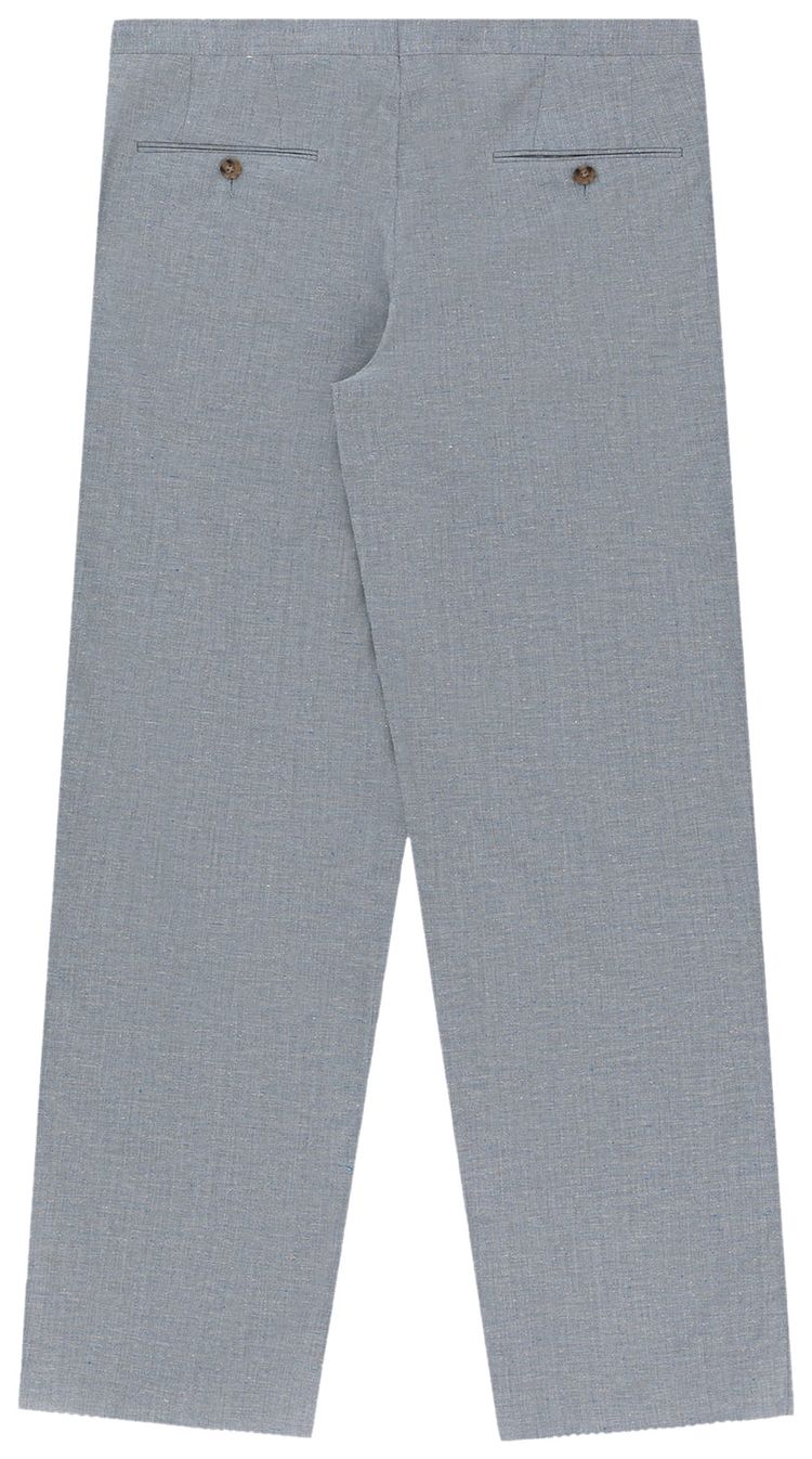 Aime Leon Dore Double Pleated Fleck Suit Trouser Slate