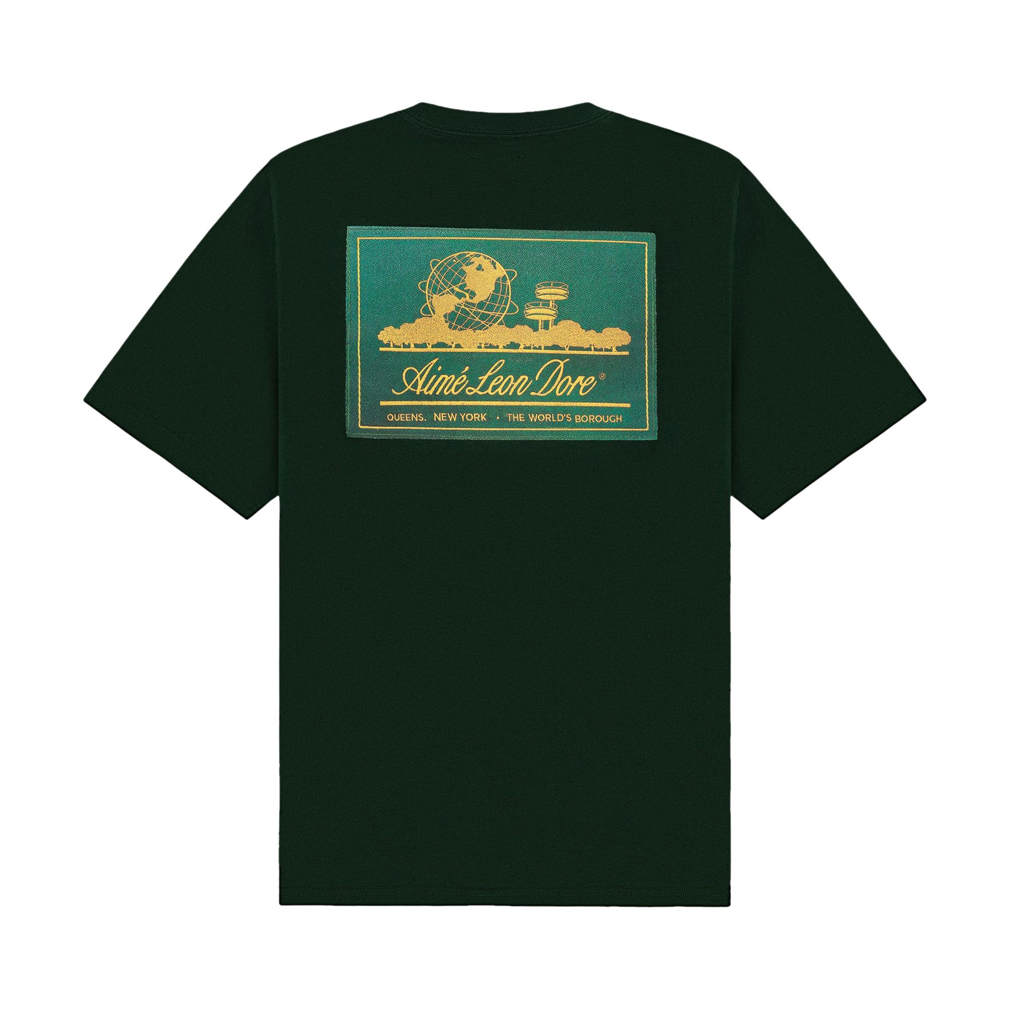 Buy Aimé Leon Dore Unisphere Label Tee 'Pine Grove Buy Aimé Leon Dore Unisphere Label Tee 'Pine Grove