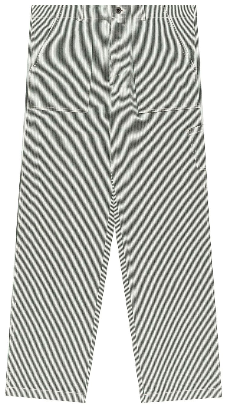 Aime Leon Dore Hickory Stripe Workwear Pant Green
