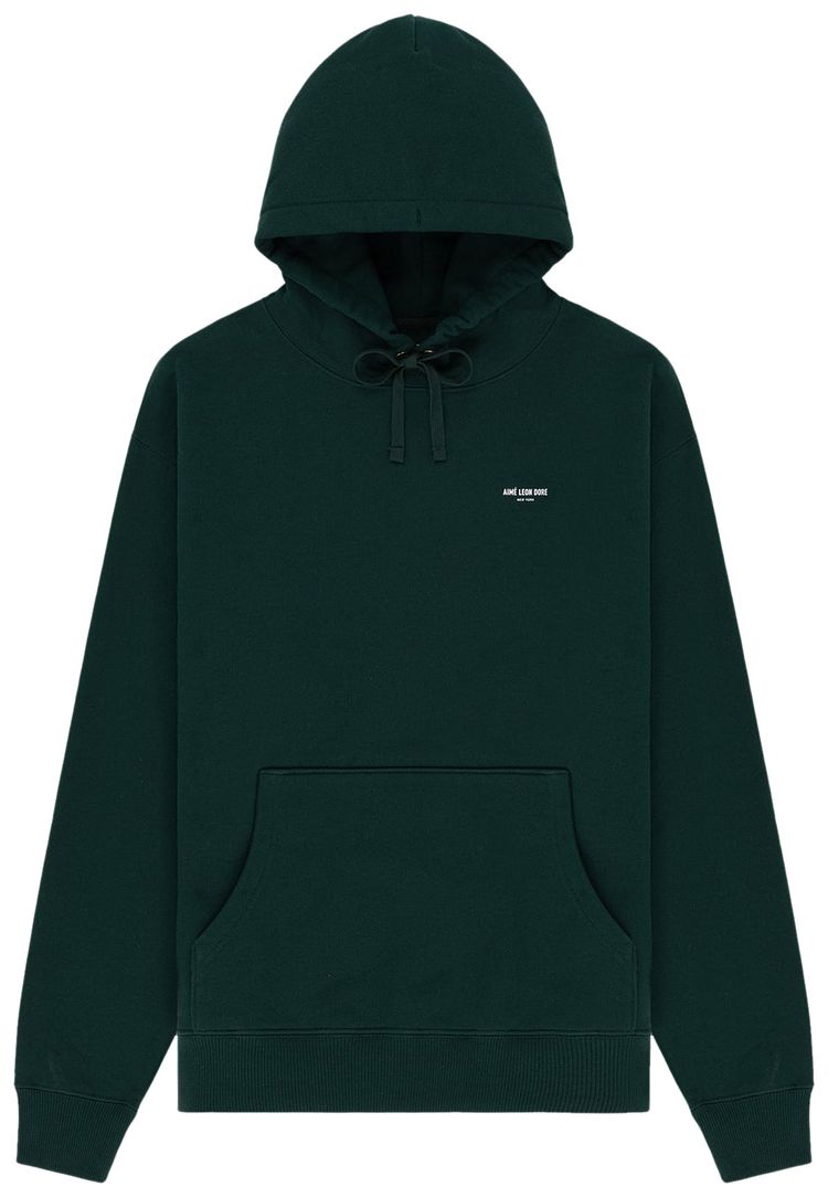 Aime Leon Dore Micro Logo Hoodie Pine Grove