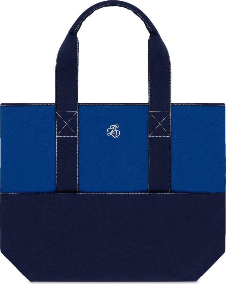 Aime Leon Dore Monogram Contrast Tote Bag Navy