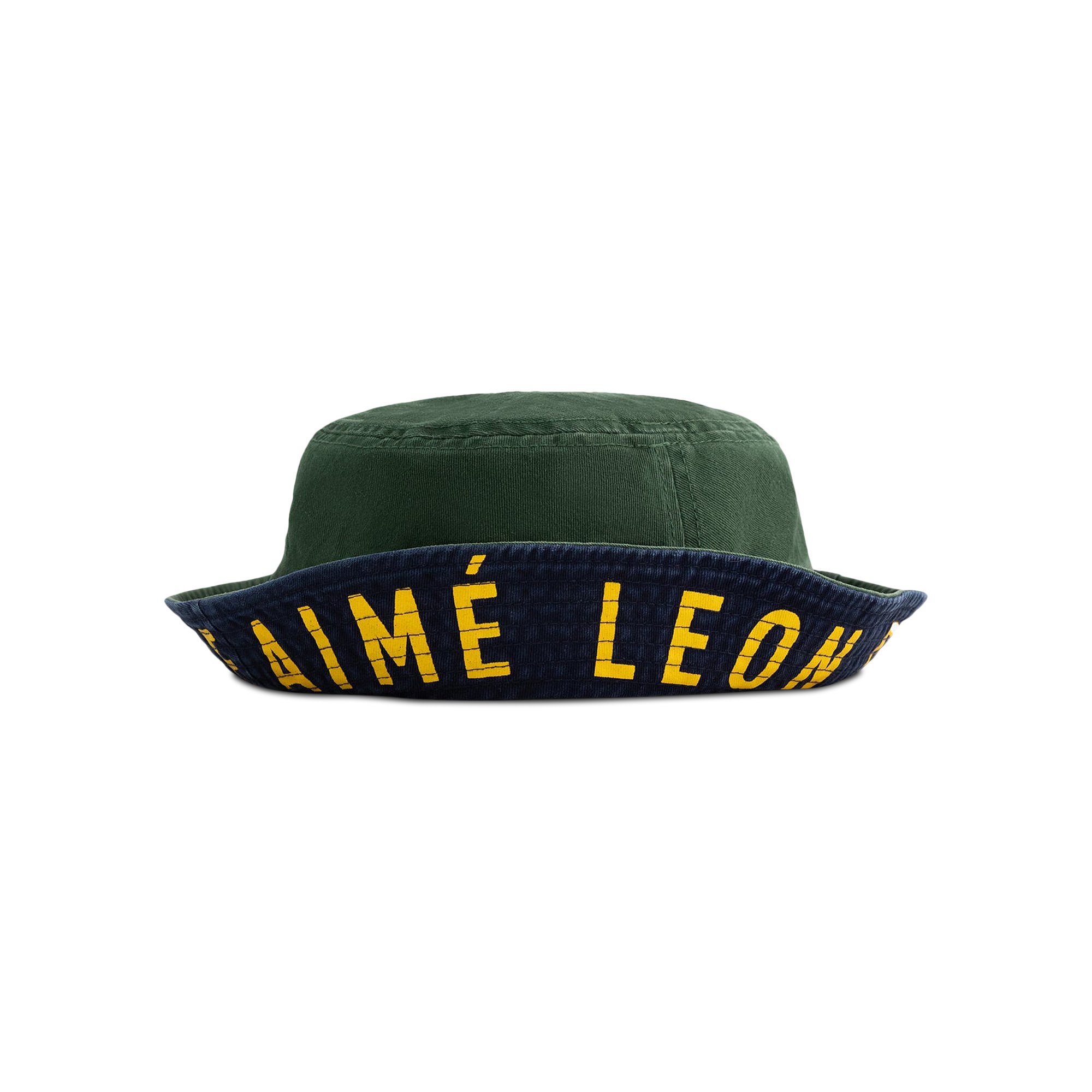 Buy Aimé Leon Dore Contrast Logo Bucket Hat 'Formal Green