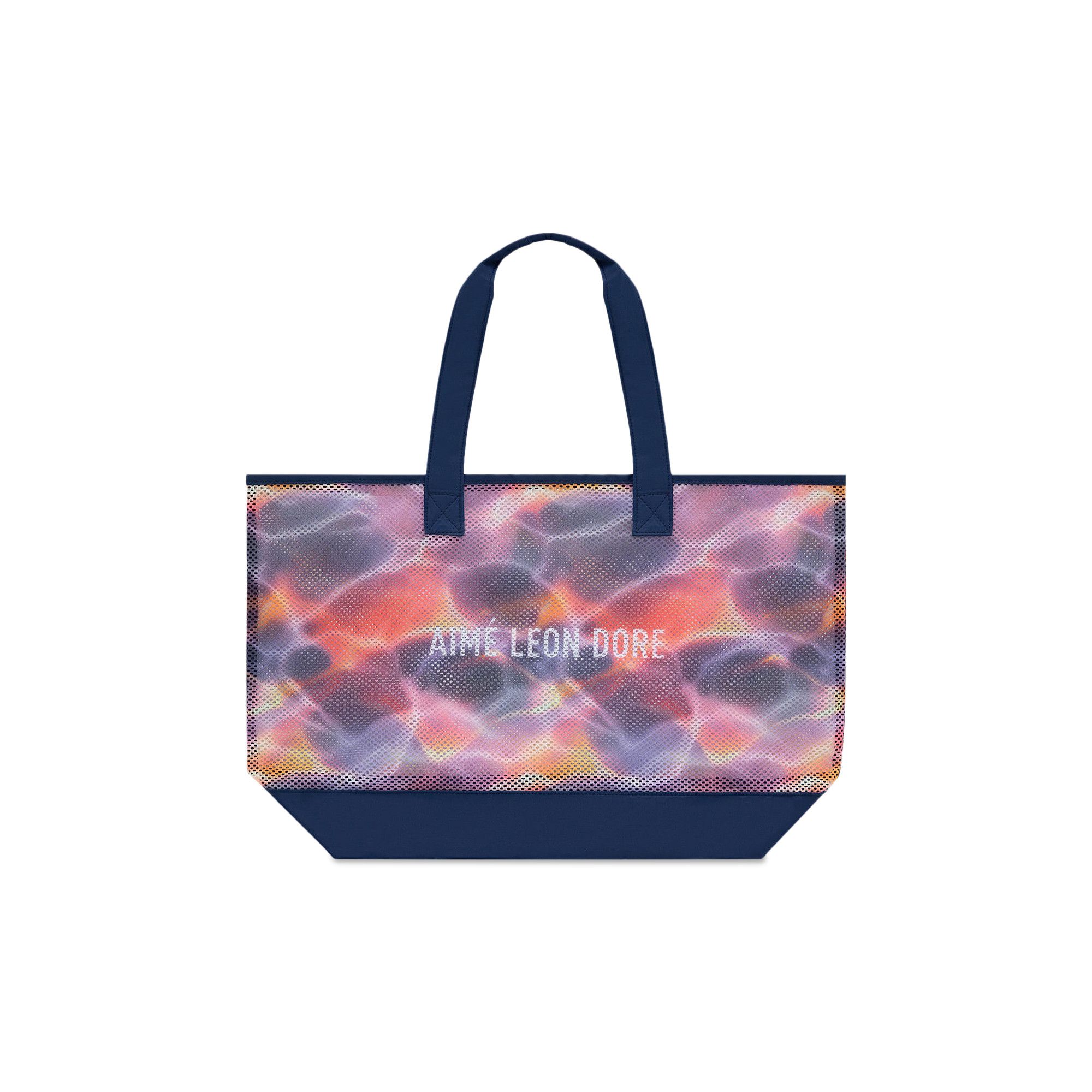 AIMÉ LEON DORE メッシュトートバッグ Buy Aimé Leon Dore Aqua Print Mesh Tote Bag 'Sunset' - SS24AB004
