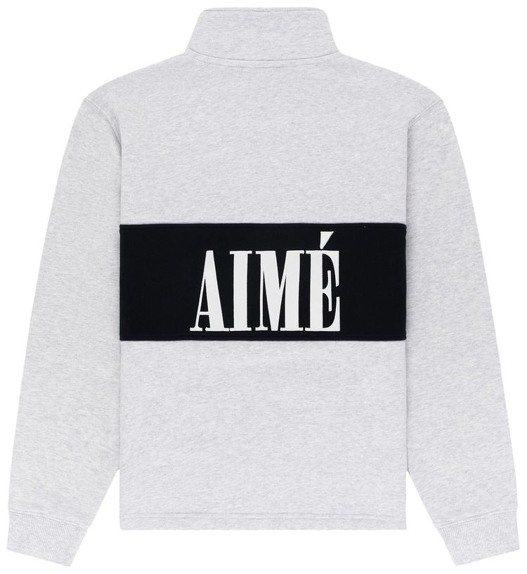 Aime Leon Dore Quarter Zip Pullover Silver Mix