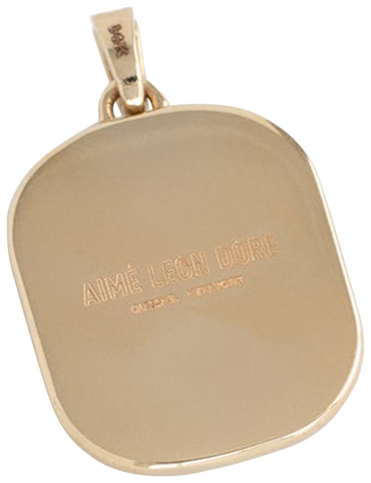 Aime Leon Dore Mosaic Pendant Jade