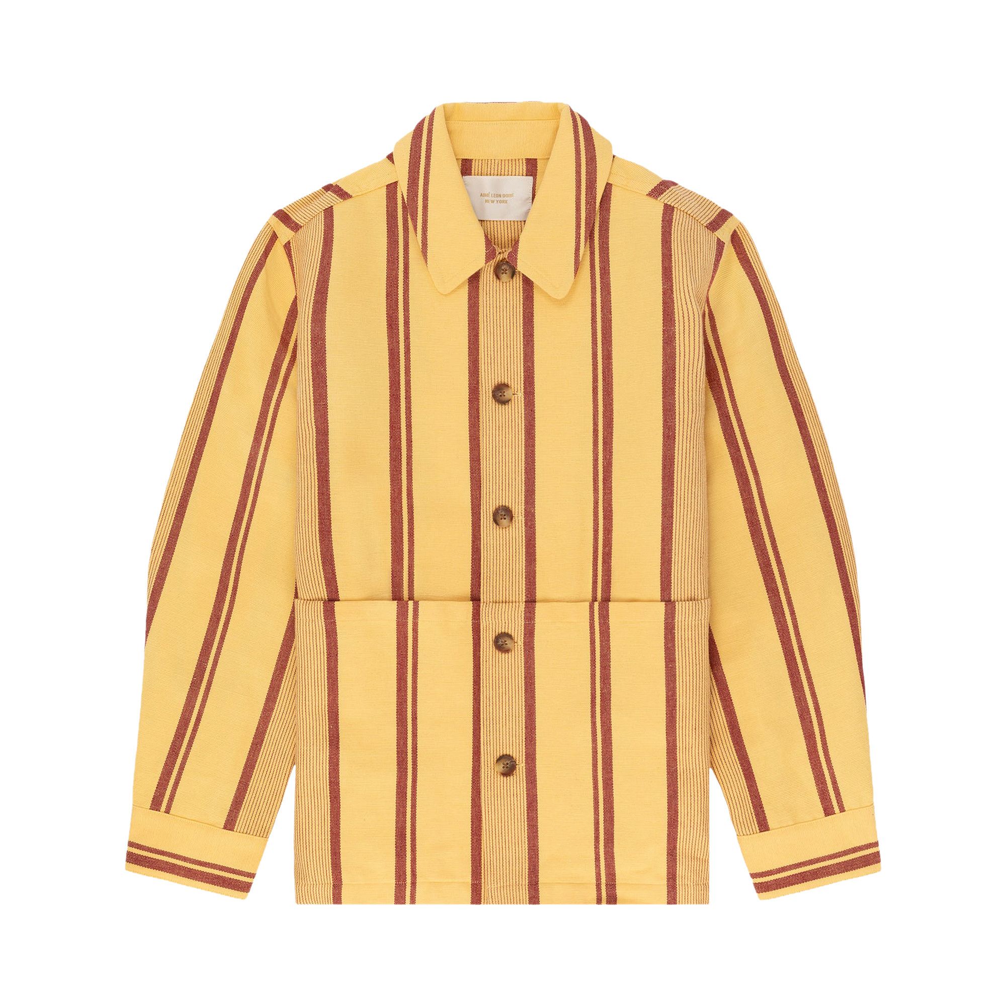 【激安アウトレット!】 Buy Aimé Leon Dore Blanket Stripe Chore Shirt 'Yellow トップス