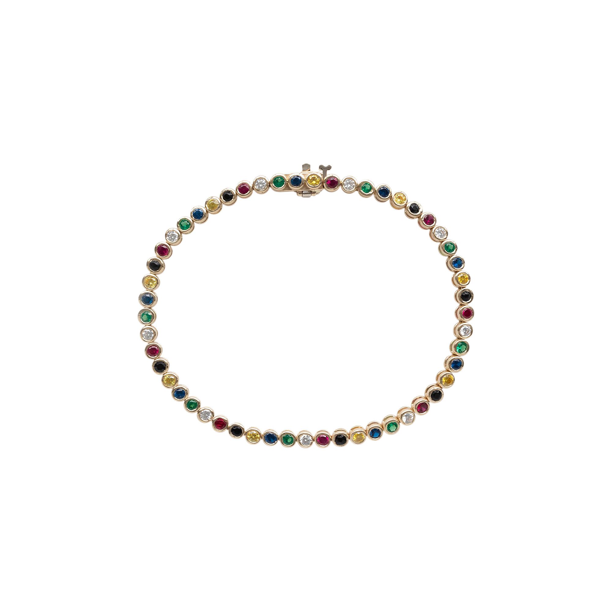 Buy Aimé Leon Dore Gemstone Bracelet 'Formal Green' - SS24AT063 FORM | GOAT