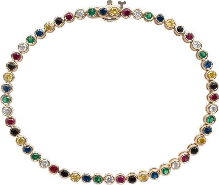 Aimé Leon Dore Gemstone Bracelet 'Formal Green'