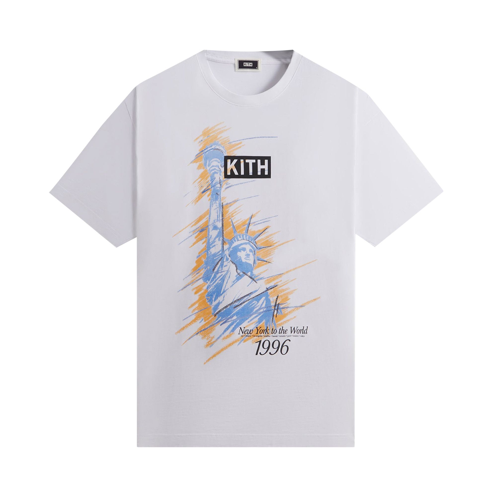 Buy Kith 96 NY Vintage Tee 'White' - KHM031562 101 | GOAT AE