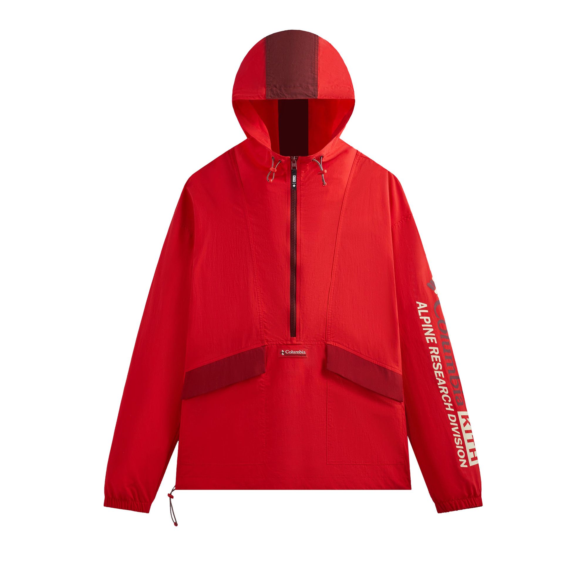 Size l Kith For Columbia Wind Anorak Red Velvet