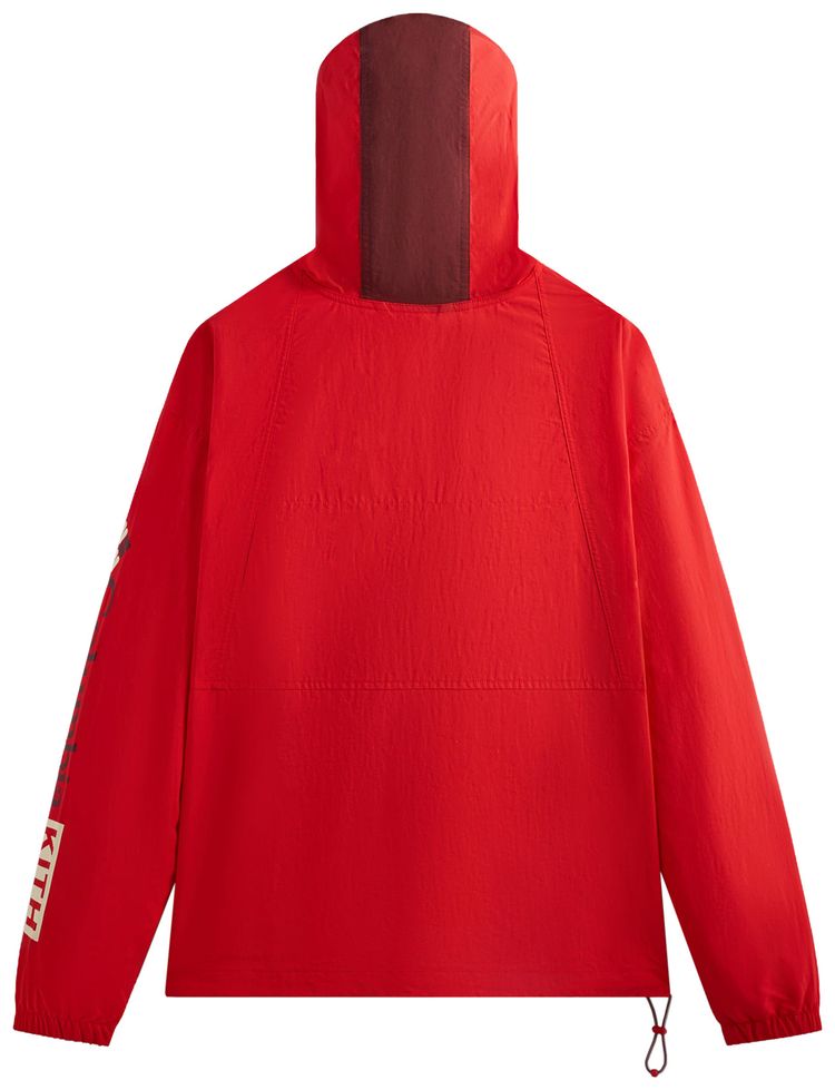 Kith For Columbia Wind Anorak Red Velvet