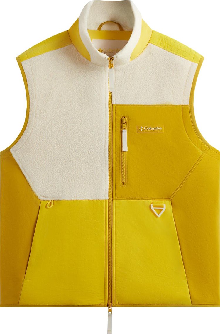 Kith For Columbia Sherpa Vest Bright Yellow