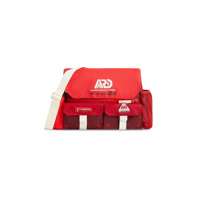 Kith For Columbia Crossbody Bag Bright Red