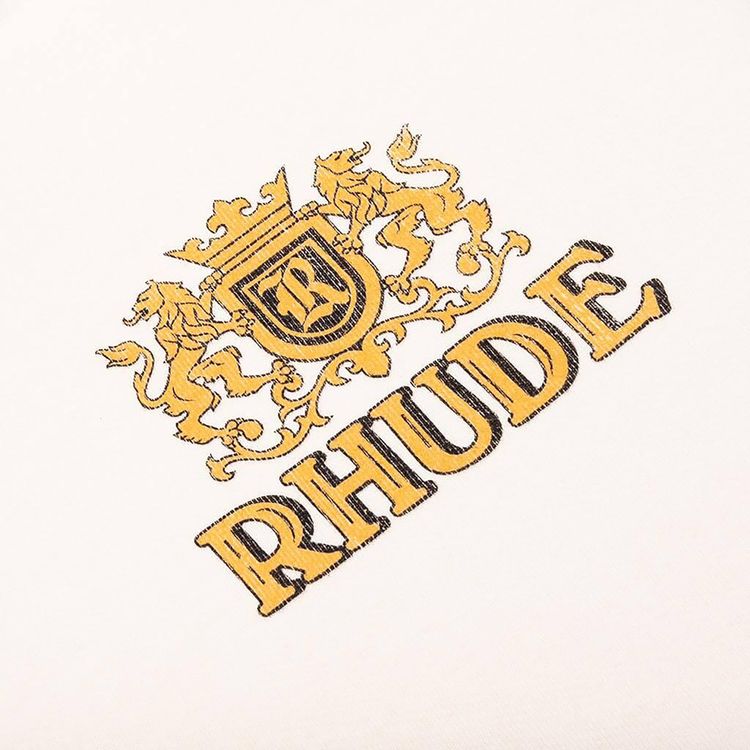 Rhude Cresta Cigar Hoodie Vintage White