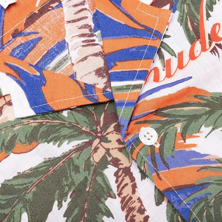 Rhude Le Fleur Linen Shirt Multicolor