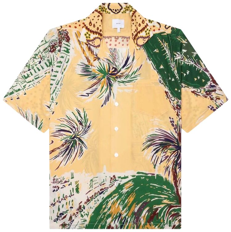 Rhude Palmina Silk Shirt Multicolor