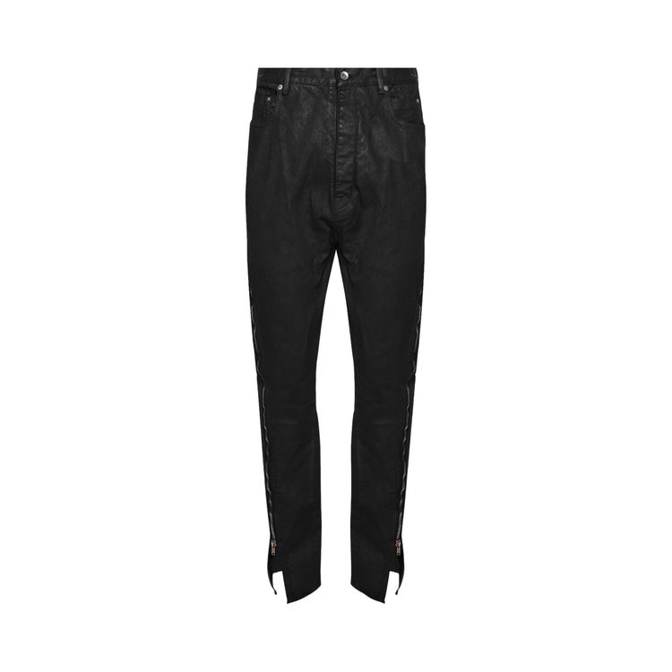 Rick Owens Denim Bolan Banana Pants BlackWax